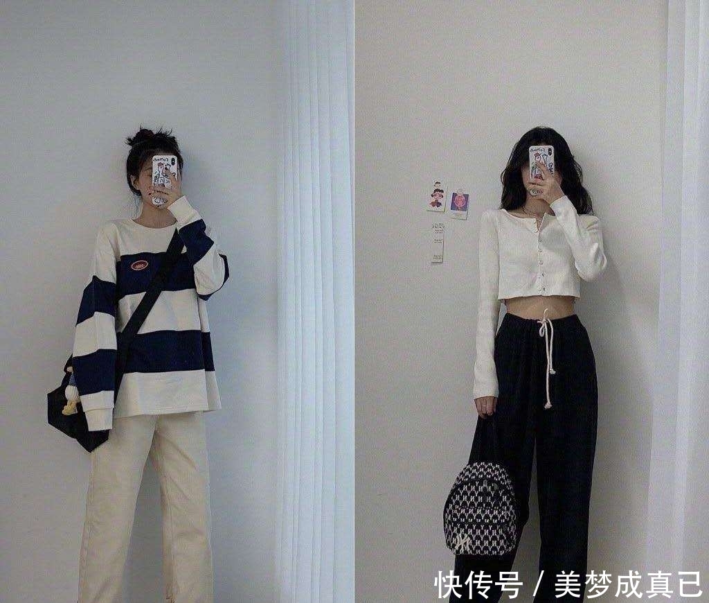 「休闲装」充满活力的显高休闲裤穿搭,穿出休闲装的时尚感,青春又减龄