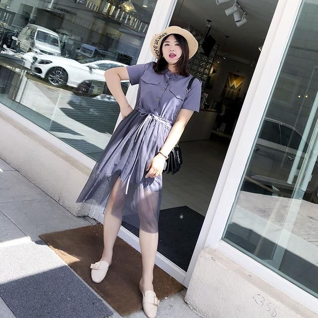 别再说胖人穿衣不美了，瞧瞧这几款连衣裙，上身简直不要太美！