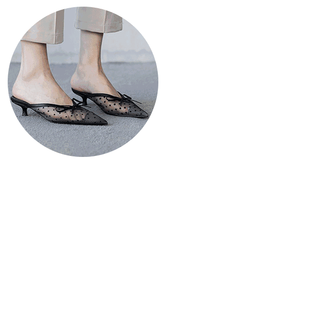 时髦办｜我的大长腿，是尖头深V穆勒鞋宠出来的！