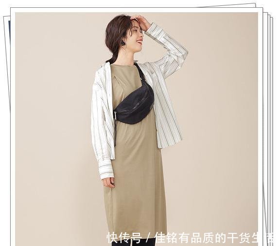「春季造型」竖条纹衬衫的流行时尚造型,清爽显瘦的春季日系风穿搭分享