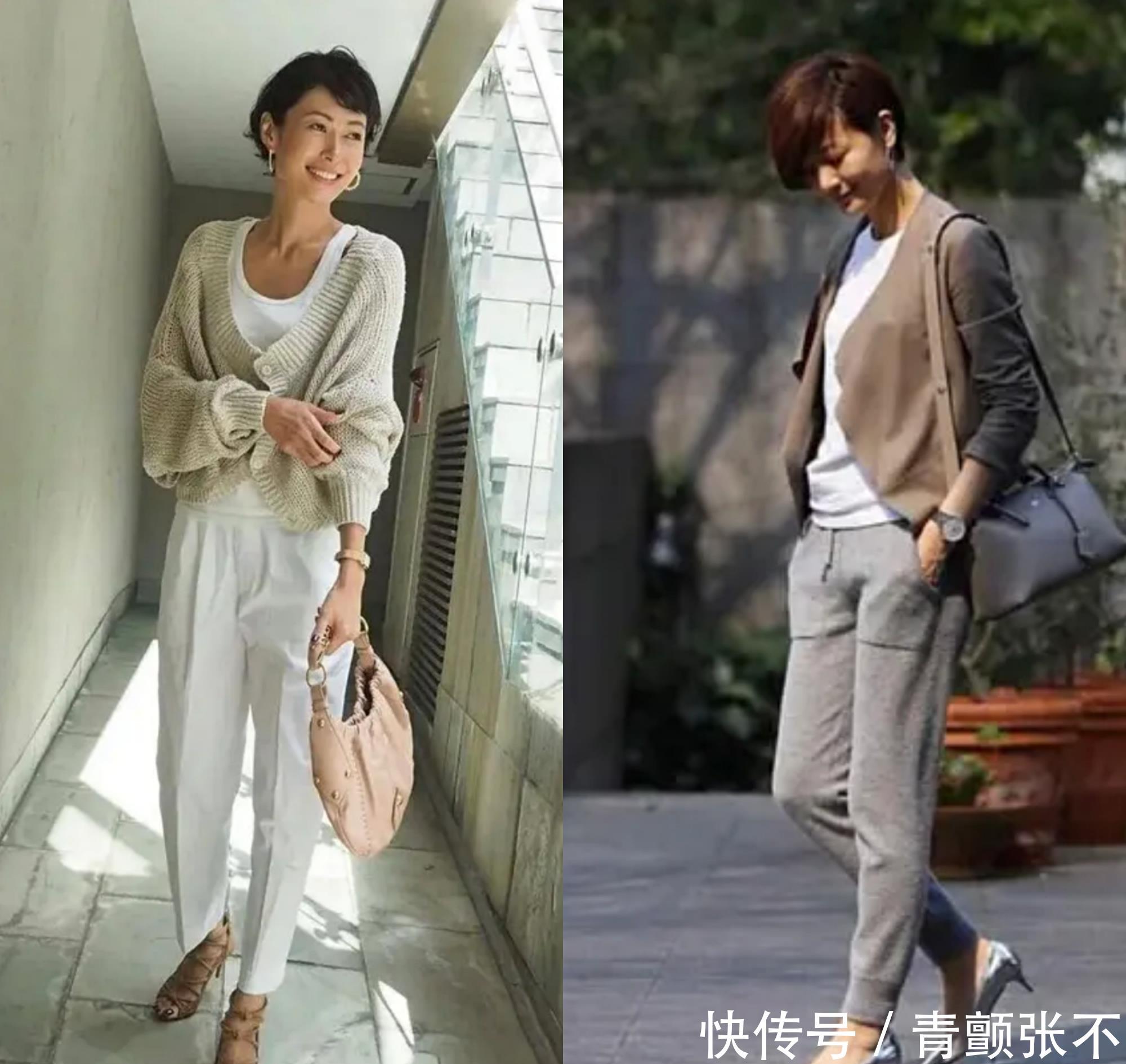  [舒适]40岁后穿搭要有质感，学习日本时尚女人的搭配，干练而知性