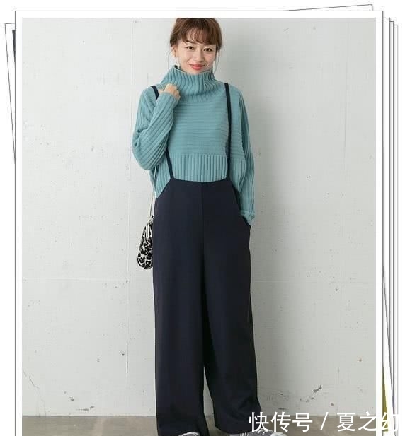  [适合]背带裤日系look，适合早春搭配针织衫和外套的造型分享