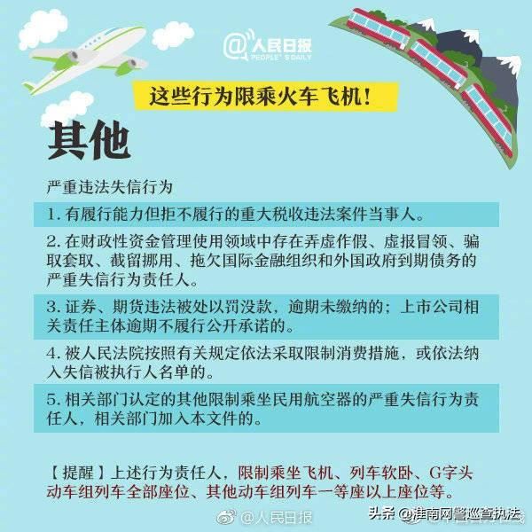 网警执法：4月失信黑名单新增411人限乘火车 1011人限乘飞机