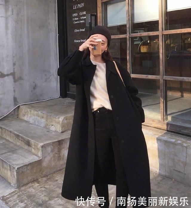 『真的』黑色大衣你真的会穿吗?8套随性穿搭任你挑,显瘦学起来