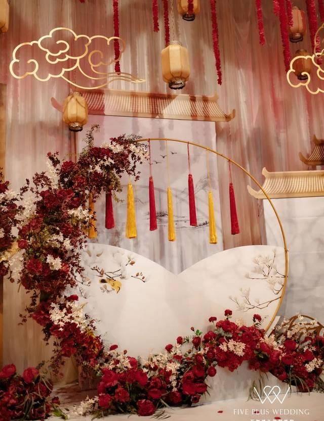 『情谊』诗画中的中式婚礼,羞涩内敛的情谊,时尚真诚的祝愿