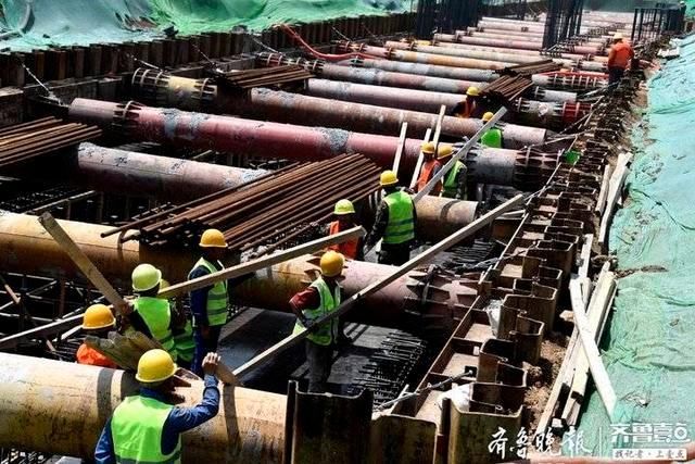  『综合』五一节：山东省规模最大的综合管廊项目迎来“百米”冲刺