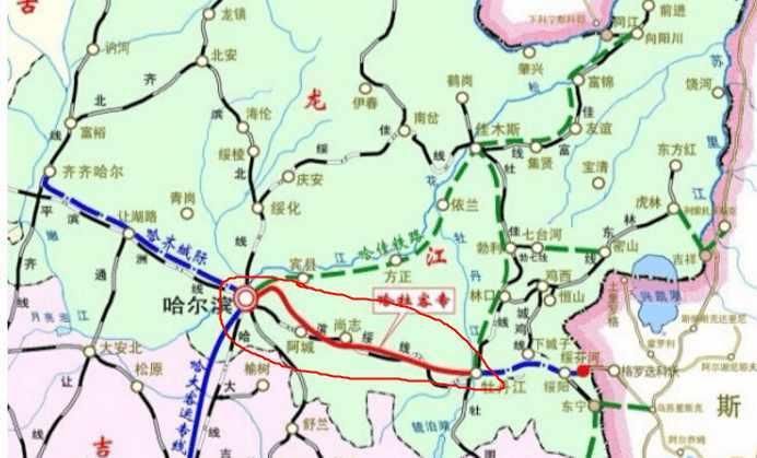 黑龙江人民有福了, 工期4年的铁路预计今年竣