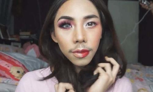 泰国小哥化妆后太美,这技术让人佩服!