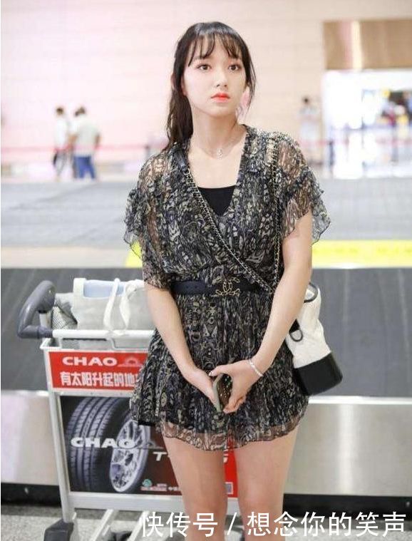 程潇脖子以下全是腿，腿长一米八，网友评论：很漂亮