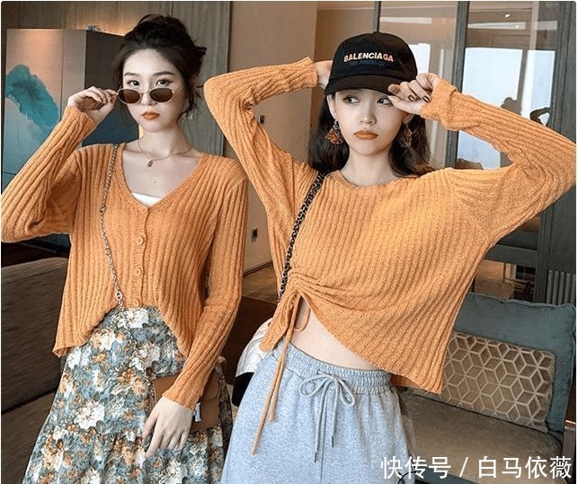  气质：保暖又时尚的针织开衫搭配，不挑年龄与身材，大气高雅尽显女人味