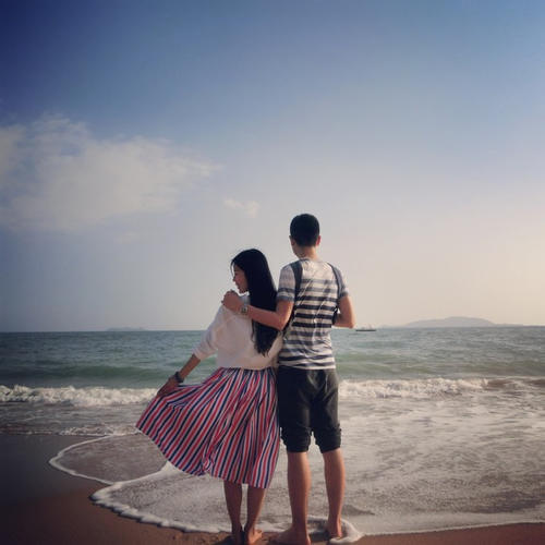 水清沙白的他乡——三亚。