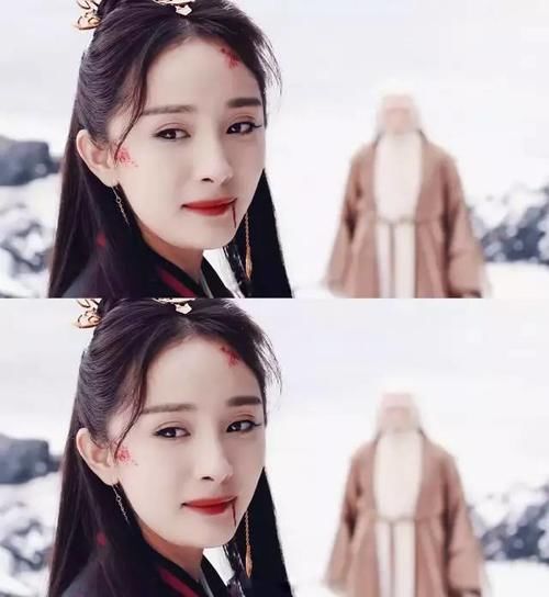 杨幂的“扶摇妆”比白浅好看一万倍，怪不得阮经天对她摸脸杀！