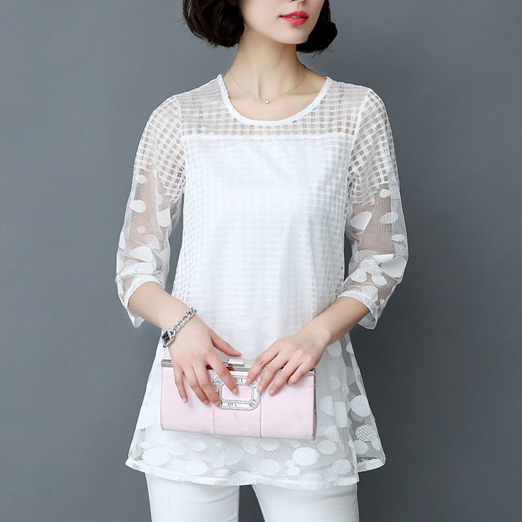 表嫂真的很会过日子，新买的雪纺衫好看又不贵，百搭时尚倾国倾城