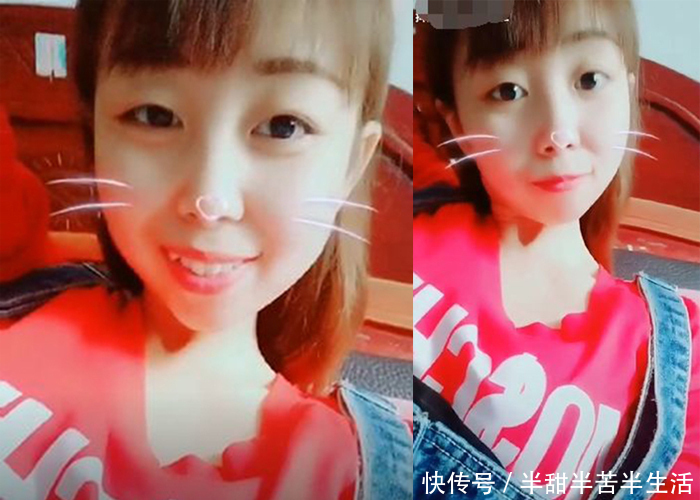 化了妆的嘟嘟姐一点都不丑，而卸妆后的温婉，你还认得出吗？