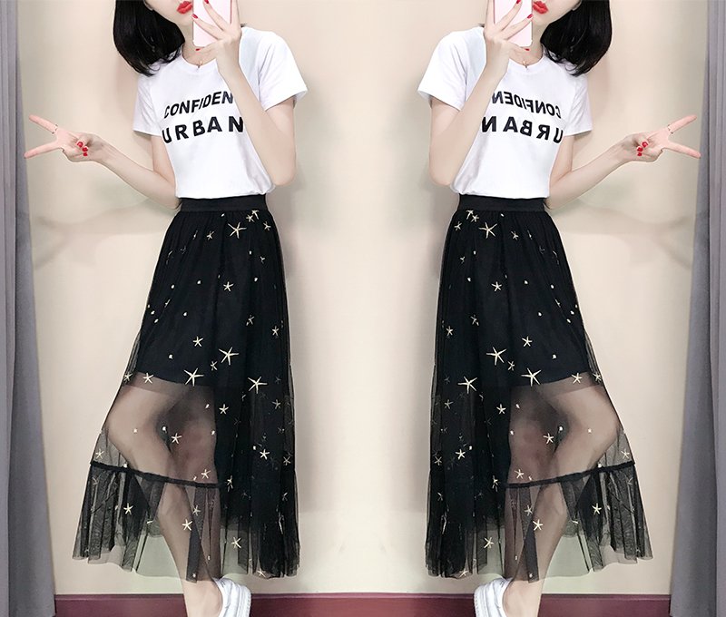 难怪小个子老婆把高跟鞋都扔了！晚晚风装+平鞋，上身既显腿长