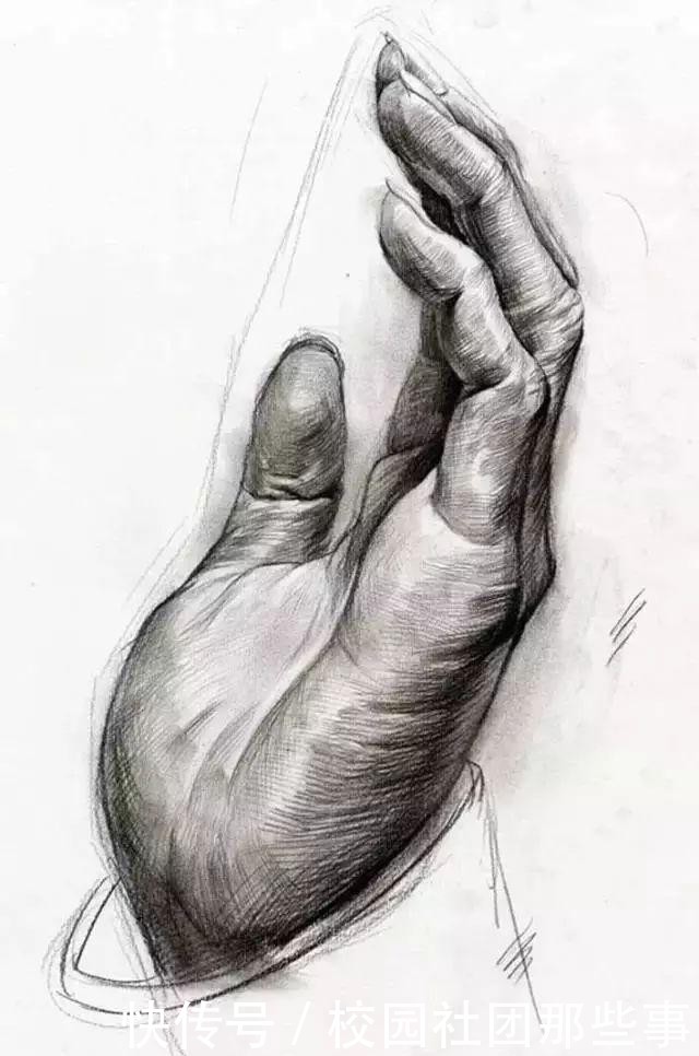  [素描]素描｜360度手部素描干货，值得你收藏！