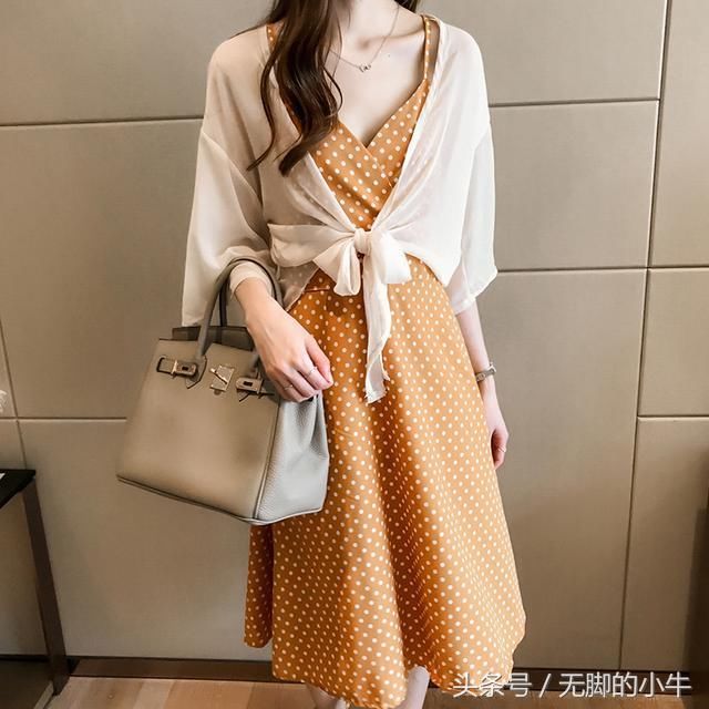 仙女裙透着清爽，一抹迷人清新扑面而来，小个子女生就爱穿精致