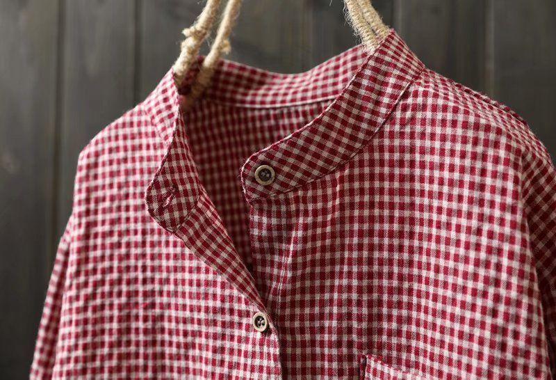 秋老虎别穿毛衣，太热!试试当下流行的棉麻小衫，迷人忒好看