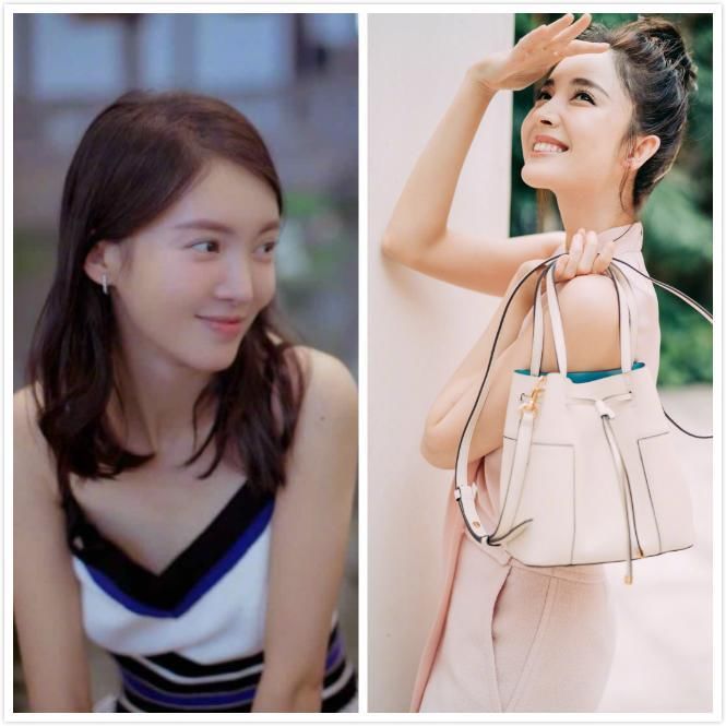 小清新!28岁金晨吊带长裙、26岁娜扎粉色look，网友:差距很明显