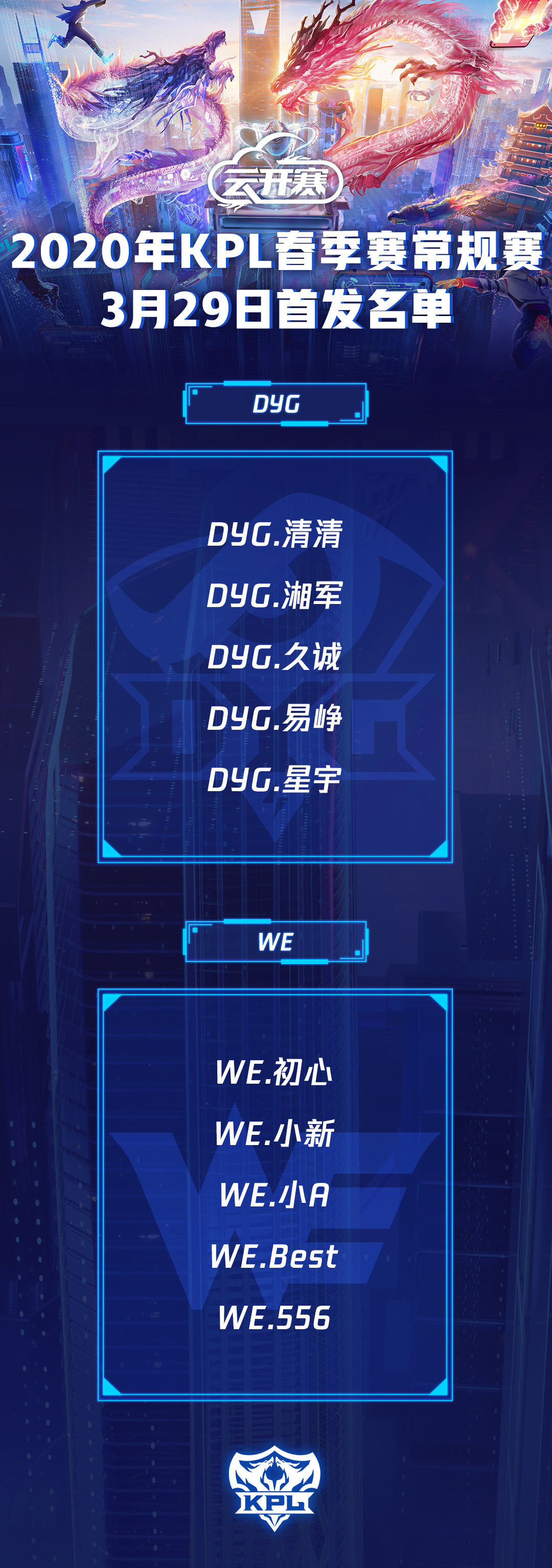 『Hero』今日比赛看点:DYG冲击西部第一,Hero能否拿下首胜?