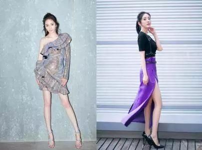 杨幂的腿真的有那么细吗?这么窄的短裤都可以穿上,也太惊艳了!