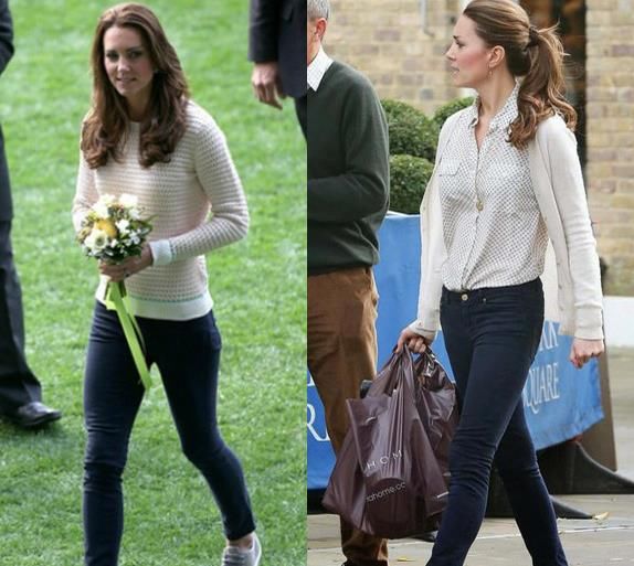 当凯特王妃脱下裙子穿上裤子，差别太大，网友:真大象腿!