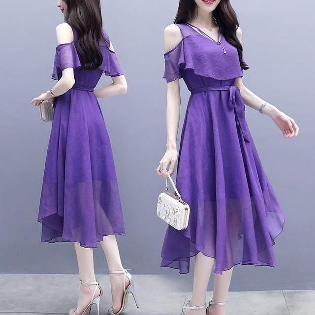 女人过了40岁，别穿太土，试试这些减龄气质美裙，洋气迷人巨显瘦