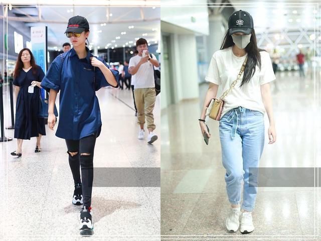看了张雪迎的机场照，再看看杨紫，网友直呼:这状态差距也太大了