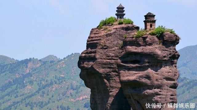 河北最神奇的山，山体陡峭且无登山道路，山顶的塔是怎样建造的？