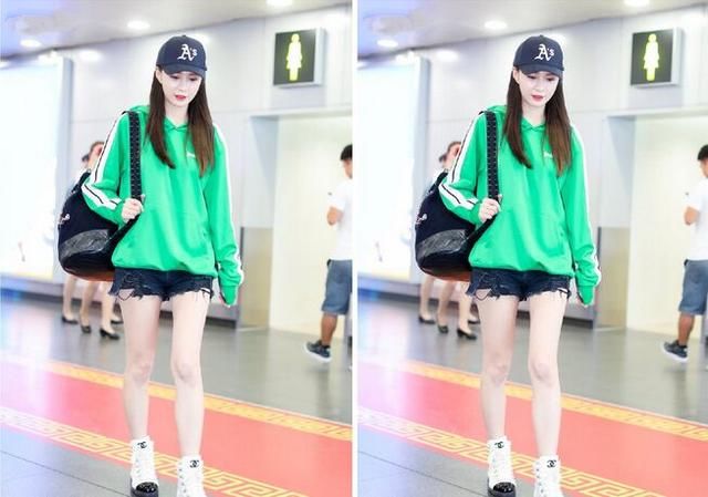 综艺女王沈梦辰一身短裤亮相！29岁嫩成16，网友：杜海涛有福了