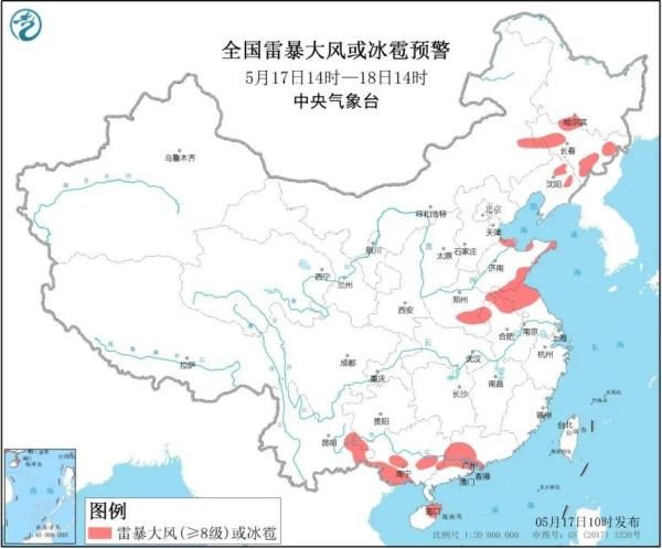  『淮北地区』江苏大风警报！今夜北边雷雨大风，明天全省降温！