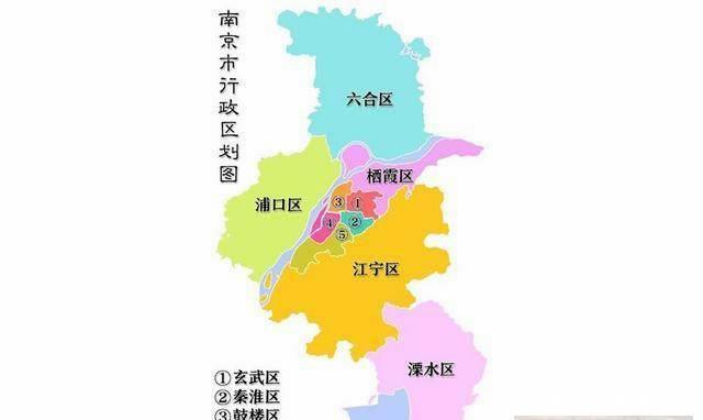  行政区划：江苏省复设后，南京行政区划变迁，面积扩大十数倍