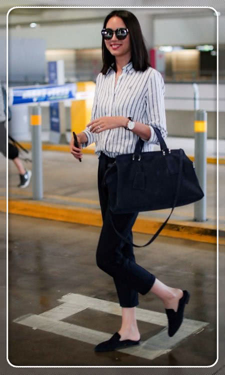 182张梓琳不愧是世界小姐，长裤都能穿成九分裤，大长腿太惊艳