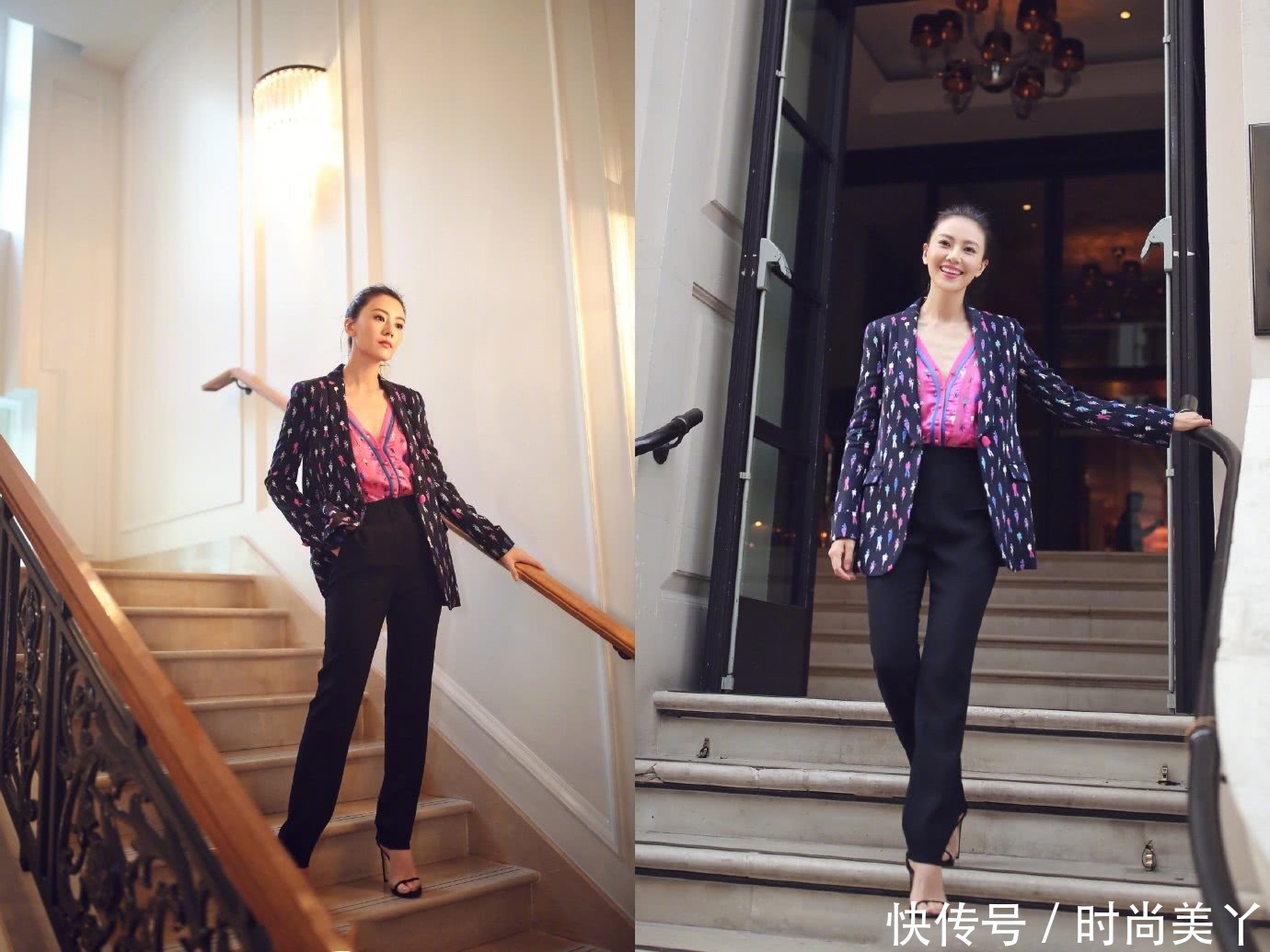 高圆圆剪了个短发嫩到飞起，跟20年前一模一样，哪像有38岁啊？