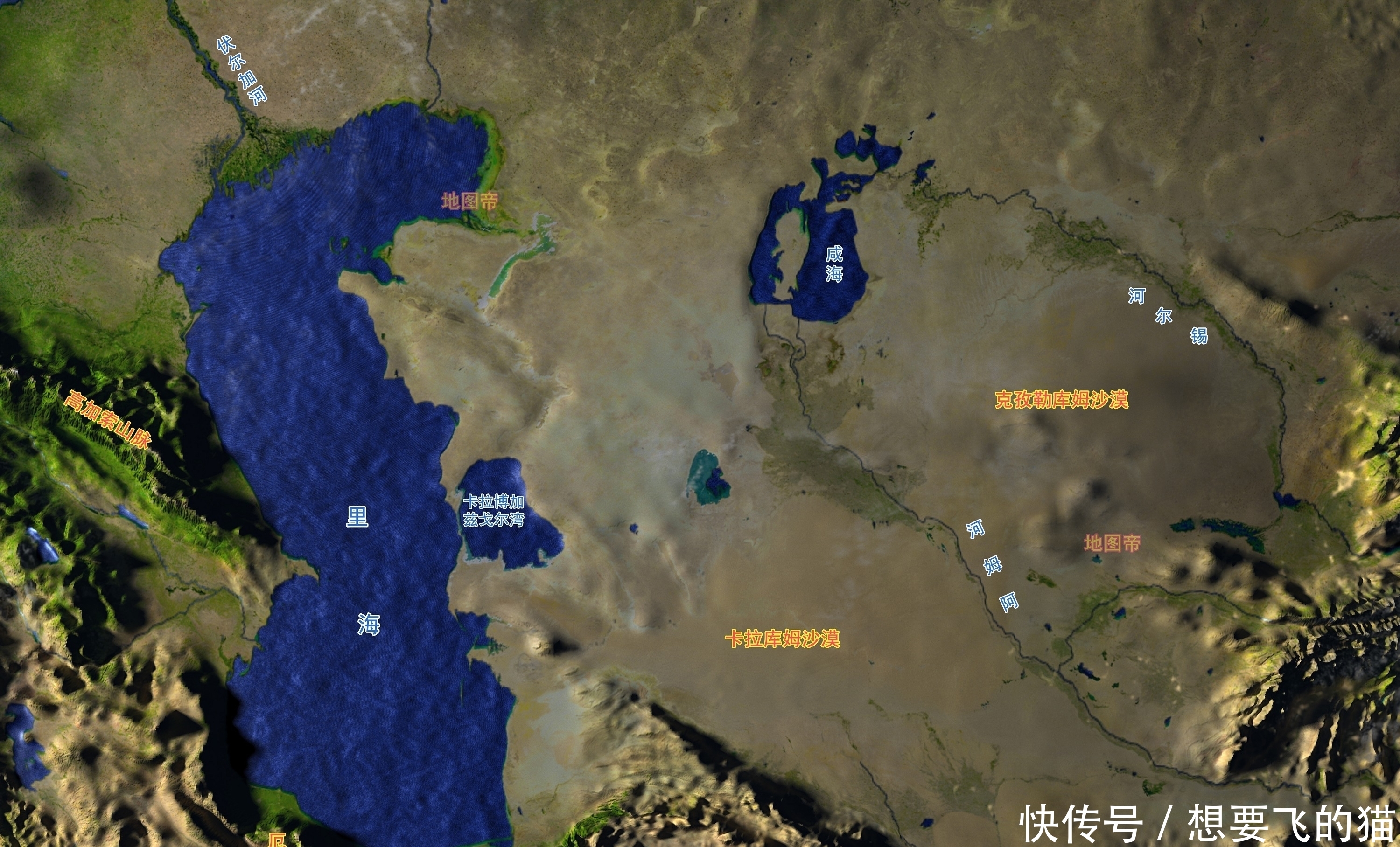 土库曼斯坦有沙漠和石油,地狱之火烧了48年