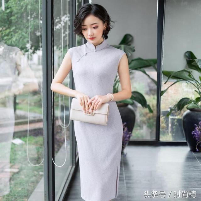 窈窕身姿，玲珑曲线，旗袍连衣裙穿出女人的万种风情