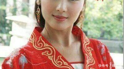 古装红衣女子半身照,只有一个是赵丽颖,找出