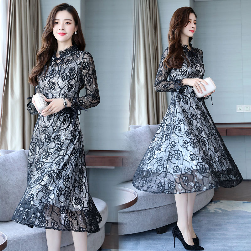 我腰粗屁股大，旗袍裙再漂亮我都不穿，这高雅薄秋裙，显瘦超迷人