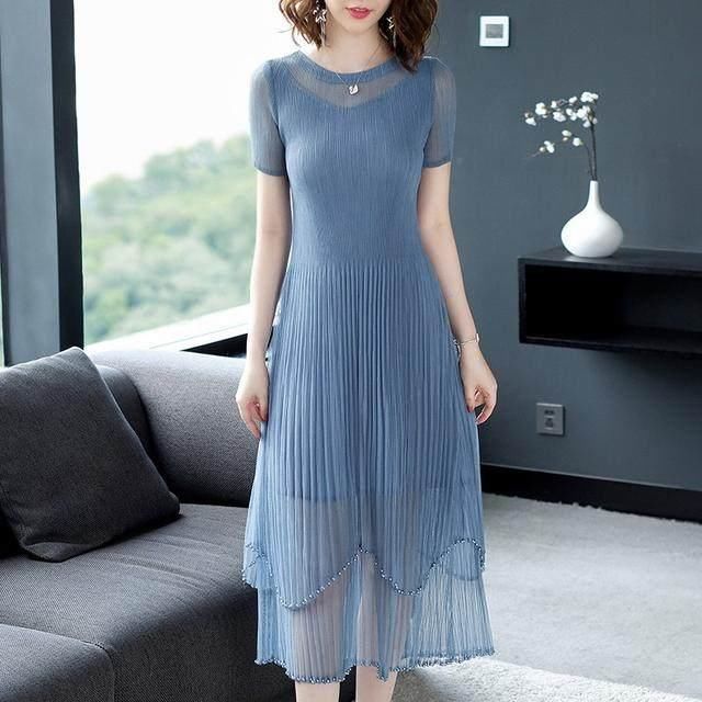 又发现一款新裙：叫“勾魂裙”，端庄大气又遮肉，尽显优雅女人味