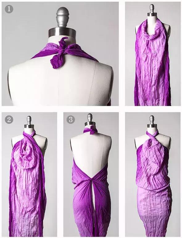 去海滩度假戏水无需泳衣？开玩笑？真的，DIY一条围巾就ok了！