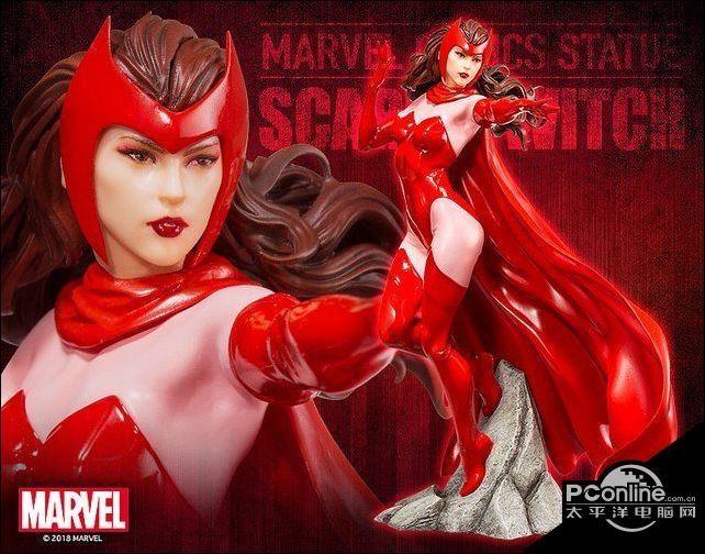 寿屋出品漫威猩红女巫新手办 性感身材完美展现