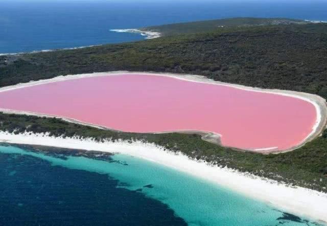 一条瀑布一个湖，居然都是粉色的！这两个地方满满的少女心！