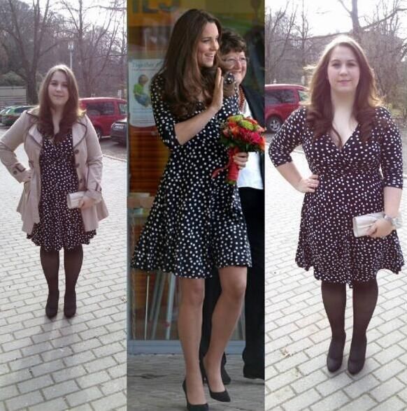 凯特王妃的粉丝，模仿她的发型和衣品与到尴尬了吧