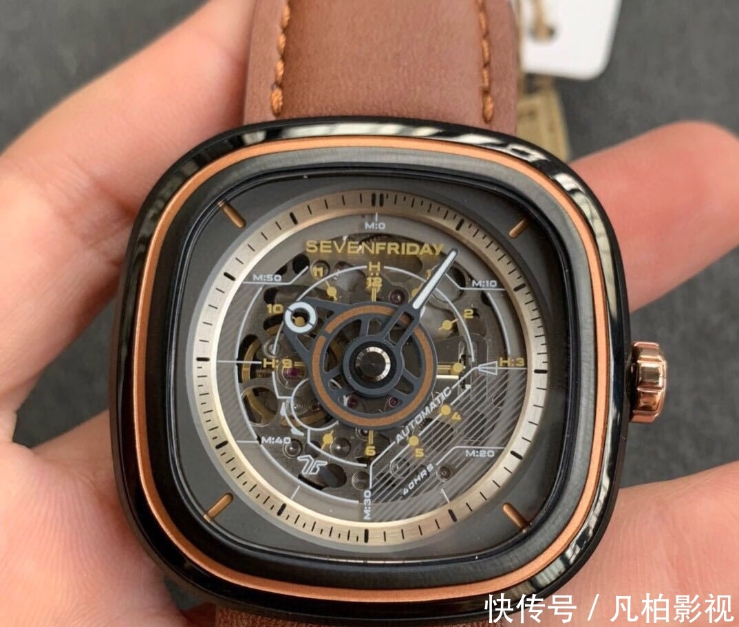 「融合」七个星期五全新轻量级T系列,融合了透明镂空平面设计等元素的腕