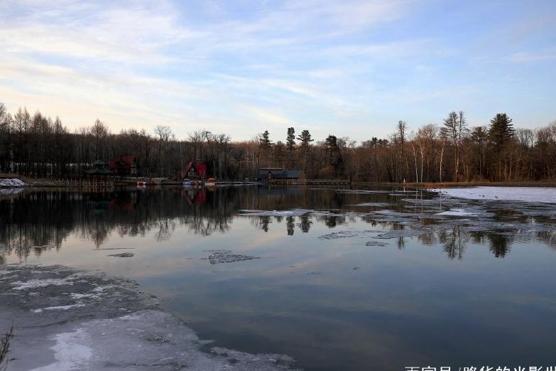 冬游长白山西北麓露水河碧泉湖