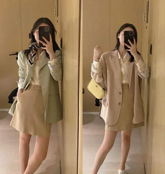  [女生]适合轻熟女生的知性通勤风穿搭,简约而不单调,可温柔可大气