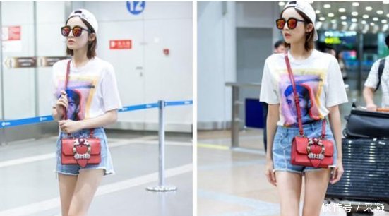 古力娜扎亮相，越来越美了，这条短裤是不是自己剪的