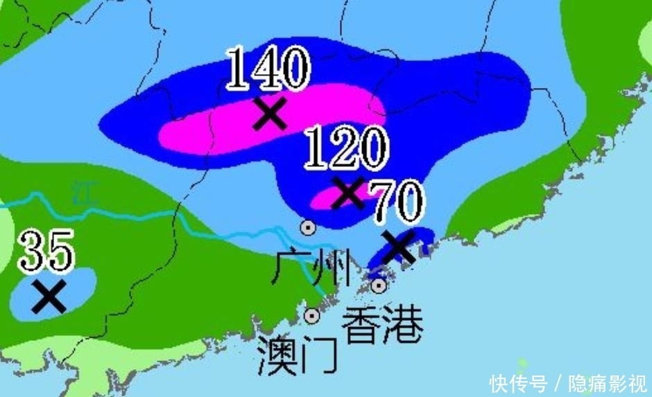 「分布」广东下周一迎转折！下一轮倾盆大雨！暴雨中到大雨预报分布广东如下
