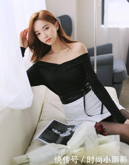 高挑迷人的紧身裙美女，展现女神不凡气质！