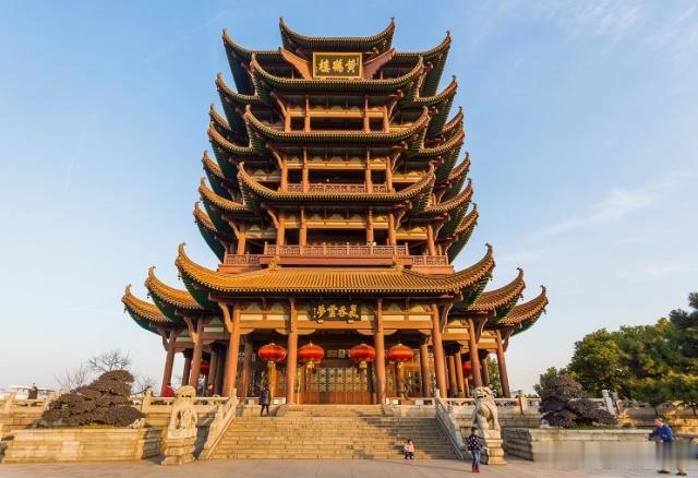 中国江南三大名楼之一,长江沿岸黄鹤楼